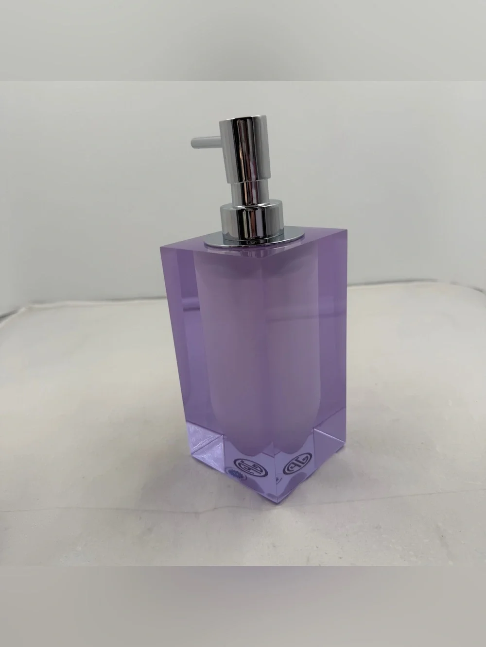 Jonathan Adler Lavender Acrylic Hollywood Soap Dispenser